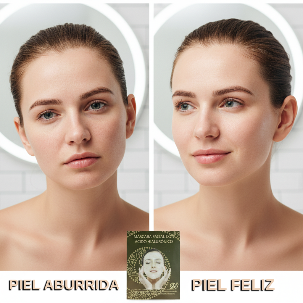 Mascara Facial Con Acido Hialuronico