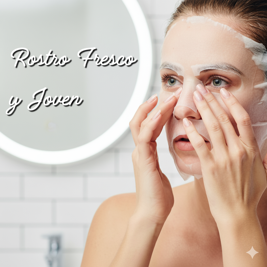 Mascara Facial Con Acido Hialuronico