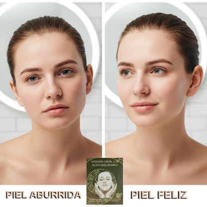 Mascara Facial Con Acido Hialuronico