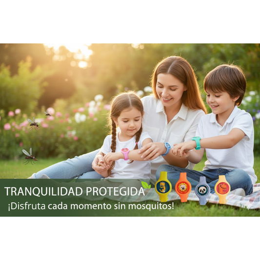 ⏰ Reloj Pulsera Repelente de Mosquitos para Niños